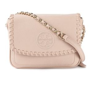 New Tory Burch Pebbled Leather Marion Crossbody 🌟